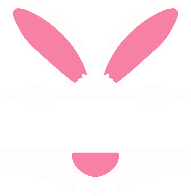 easter day bunny monogram