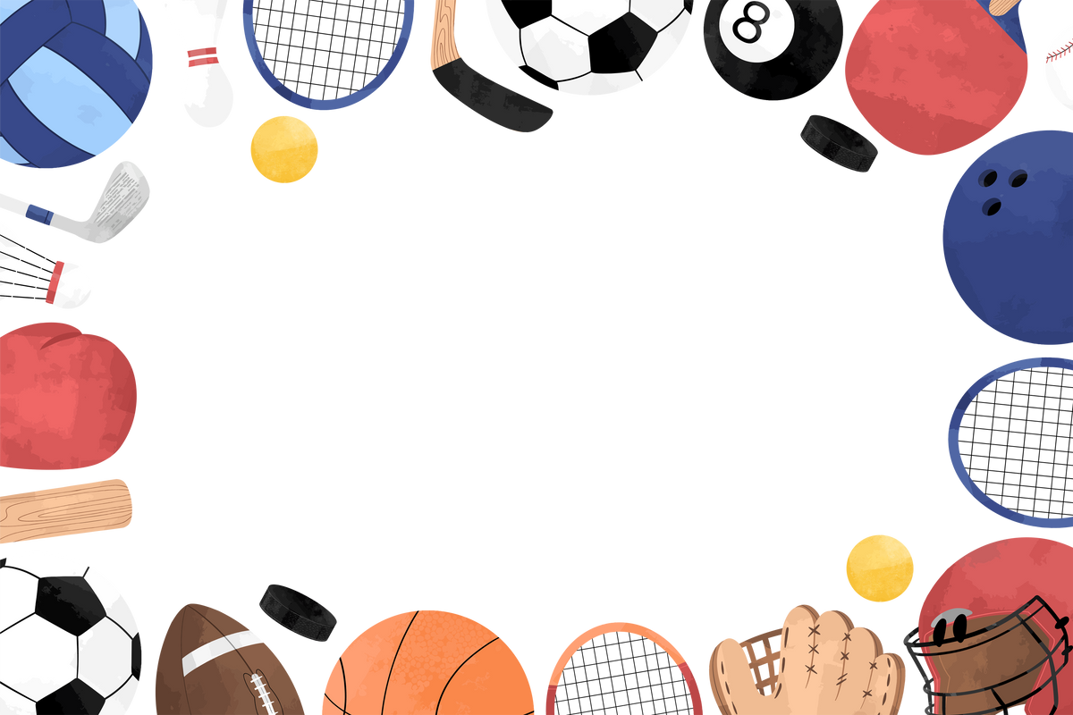 Sport School Frame Background